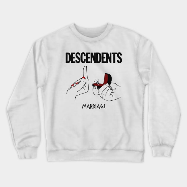 The Descendents Marriage Fan Artwork Crewneck Sweatshirt by Farewell~To~Us